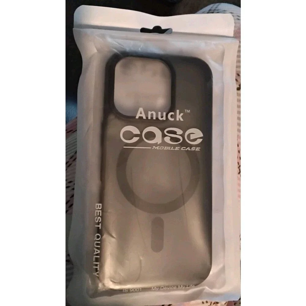 Silicone Magnetic Anuck Case IS 9001 My Device My Life  iPhone 16 Pro